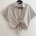 VICI  | Collared Tie Front Top Photo 0