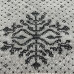 Talbots Silver Metallic Snowflake Knit Beaning Winter Hat NWT Photo 1