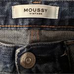 Moussy Vintage Glendele Skinny Leg Distressed Raw Hem Jeans Sz 27 Blue Photo 6