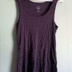 Old Navy Vintage Purple & Gold Striped Tank L Photo 0