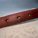 Coach  Vintage Black Cowhide Leather Belt with Solid Gold Brass Buckle 32” 80cm Photo 4