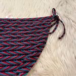 Xhilaration Tie Side Bikini Bottoms Navy Blue Geometric Photo 6