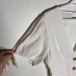 Alexis 4SI3NNA linen blend button front mini dress size L Photo 8