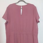 32 Degrees Heat 32 Degrees Casual Pink Mini Dress Size XXL Plus Size Pink Dress with Drawstring Photo 4