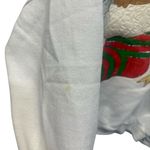 Vintage 1980’s Puffy Paint Ugly Christmas Sweater Sweatshirt 2X (flawed) White Photo 1