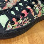 Converse Murrmiku Tropical Flower Print Low Top Sneakers Black Coral Green 7.5 Photo 6
