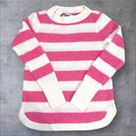 Loft Striped Textured Sweater Pink Ivory White Size Small NWT Photo 3