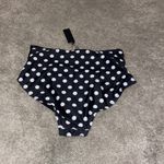 Tempt Me  polka dot black high rise swim bottoms size XL new Photo 3