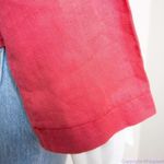 Carole Little 100% linen floral embellishment‎ pink shirt, size M Size M Photo 10