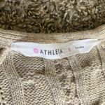 Athleta Taupe Open-Front Cardigan Photo 4
