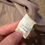 SheIn  Curve Beige Tan High‎ Low Long Sleeve Button Down Shirt Size 0XL Photo 5