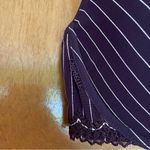 Chantelle  Purple Pinstripe Plunge Contour Bra Size 34D Photo 4