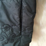 Columbia  Scroll Gray Embroidered Puffer Jacket Photo 4