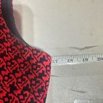 Anthropologie Lili Wang S4 Glee Quinn Fabray dress Size 6 Jacquard Red Orange Photo 12