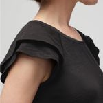 White House | Black Market Cap Sleeve Go Getter Tee Medium Black S/S NWT New Photo 1