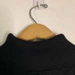 Ashley Stewart  Black Ribbed Turtleneck Sweater Photo 5