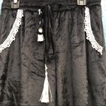 Boutique branded Velvet Jogger Pants with side split
Black Women’s Size Small Photo 1