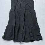 Universal Threads Universal Thread Gauze Scoop Neck Short Dress Size S in Black Photo 2