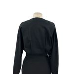 Stella McCartney Dress Plunging V Neck Zipper Pockets Black Size 38 US 2 4 Photo 7