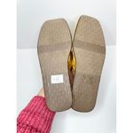 Sam Edelman Slipper Mules 6.5 Gold Slip On Round Toe Woven Satin Finish Shoes Photo 8