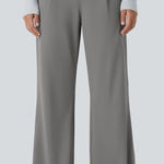 Halara  Flex DayStretch High Waisted Pocket Work Flare Pants In Silent Storm Photo 0