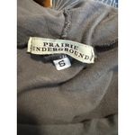 Prairie Underground Organic Cotton Cowl Neck Midi Dress Size S Gray Photo 4
