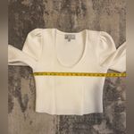 Source Unknown Women’s DH New York White Long Sleeve Top Photo 4