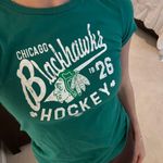 Old Time Hockey NHL Blackhawks T Shirt Photo 1