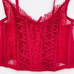 Victoria's Secret Dream Angels Unlined Lace Up Corset Top Size S-DD Fairycore Photo 3