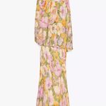 ZARA  Floral Strapless Maxi Dress Wedding summer evening bodycon Photo 8