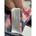 A Love Story Women's Navy Floral Short Sleeve Top Blouse Size S Blue Photo 6