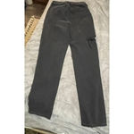 American Eagle  SZ 0‎ Black Comfort Stretch Waistband Jeans Mom Jean Photo 5