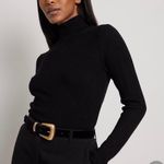 NA-KD Black Ribbed Sweater Photo 0