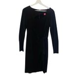 Catherine Malandrino  Dress Women's Size 6 Black Long Sleeve Cocktail Evening Photo 1
