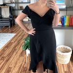 XScape Off The Shoulder Black Dress Photo 0