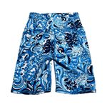 Lilly Pulitzer  South Beach High Rise Bike Short‎ Luxletic Blue Athletic Small Photo 5