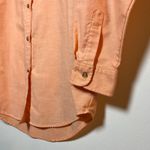 Vintage Halloween Embroidered Button Up Black Cat Pumpkin Moon Spooky‎ Sz Medium Orange Photo 9