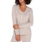 Barefoot Dreams Malibu Collection Luxe Lounge Scrunch Hoodie in Oatmeal Photo 0
