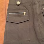 Derek Lam 10 Crosby Trix Gold Buttons High-Waisted Utility Skirt Army Green Sz 4 Photo 8