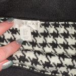 Kenar  Black and White A-Line Houndstooth Skirt Photo 1