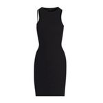 SKIMS  Black Soft Lounge Cut Out Long Slip Dress Photo 2