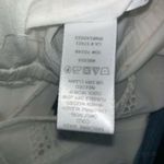 Ann Taylor  Loft Womens Romper Size S Off White Sleeveless Eyelet Button Front Photo 7