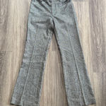 Zadig & Voltaire  Gray Pant Pistol Silver Rhinestone Wool Slim Boot 36 Photo 0