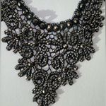 Italina Italian Lace Rhinestone Necklace Photo 2