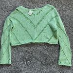 Free People Green Sweater Photo 0