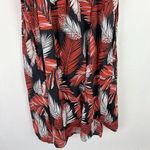 J.Crew Factory Sleeveless Twist-Front Midi Dress Palm Print Plus Size 20 EUC Photo 11