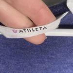 Athleta Ruched Dress Seeker Tee Blue Pima Cotton Bodycon Stretch Extra Small Photo 4