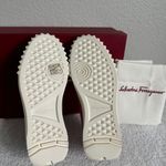 Salvatore Ferragamo $685 NEW Womens Cube Sneakers Pink Red Velvet Luxe size 6 Photo 6