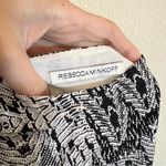 Rebecca Minkoff Black and White Erika Snakeskin Midi Dress 2 Photo 6