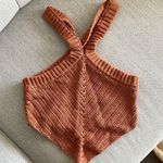 Lovers + Friends  Rust Knit Sleeveless Top Photo 0